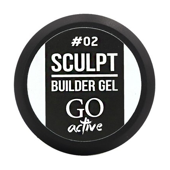 Білдер-гель для нігтів GO Active Sculpt Builder Gel 02 Milk, 12 мл